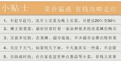 荆州城区市场蔬菜瓜果价格猛涨 省钱攻略